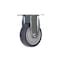 Vestil Dark Gray Rigid Thermoplastic Polyurethane Rubber Caster 4 x 1 1/4 CST-B28-4X1TPR-R - alternate 1